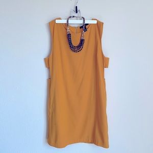 Forever 21 Mustard Yellow Shift Dress
